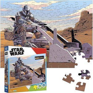 image:imageBuffalo Games  Star Wars  Speed Biker Strike  100 Piece Jigsaw Puzzle for Families Challenging Puzzle Perfect for Game Nights  Finished Size is 1500 x 1100