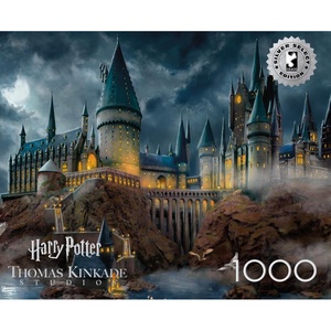 image:imageBuffalo Games Harry Potter 1000 Piece Jigsaw Puzzle  Thomas Kinkade  Hogwarts Castle  Silver Select Multicolor  PrecisionCut Pieces  Adult Jigsaw Puzzles  Harry Potter Puzzle