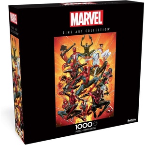 image:imageBuffalo Games Marvel SpiderGeddon 1000 Piece Jigsaw Puzzle  Multicolor 2675 x 1975 in Poster Included  PrecisionCut Pieces  Marvel Fans for Adults  Superhero Puzzle