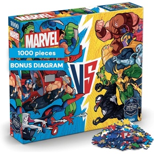 image:imageBuffalo Games Marvel Versus Sapphire Select 1000 Piece Jigsaw Puzzle  2675 x 1975 in Multicolor  Durable Interlocking Fit  FullColor Poster  Superhero Puzzle