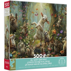 image:imageBuffalo Games Mr Goats Good News 500 Piece Puzzle