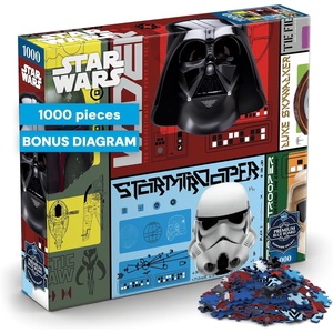image:imageBuffalo Games Star Wars Helmets Jigsaw Puzzle  1000 Piece Multicolor 2675 x 1975 in  Full Color Poster  Recycled Board  Collector Display Star Wars Puzzle for Adults
