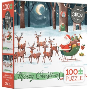 image:imageCEACO 100 Piece Jigsaw Puzzle TWAS the Night Before  15 x 11 in Ages 8  Family Game Night amp Puzzles for Kids  Relaxing Focus Activity amp 100 Piece Challenge for Adults