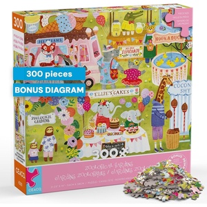 image:imageCEACO 300Piece Jigsaw Puzzle  Zoological Gardens 24 x 18 in  Challenging 300 Piece Puzzles for Adults  Vibrant Carnival Artwork Display  FocusBoosting Activity
