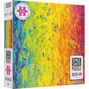 image:imageCeaco  Bright Splash  300 Piece Jigsaw Space Saver Puzzle  Puzzles for Smaller Spaces and Surfaces2125 x 15
