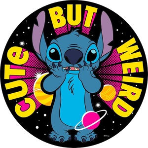 image:imageCeaco  Disney  Lilo amp Stitch  Stitch Cute but Weird  500 Piece Round Jigsaw Puzzle for Adults  Challenging Puzzle Perfect for Game Nights