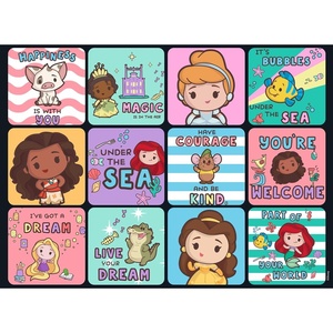 image:imageCeaco  Disney  Princess Collage  Glitter Puzzle  100 Piece Jigsaw Puzzle