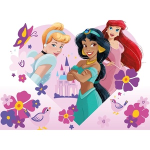 image:imageCeaco  Disney  Princess Trio  Glitter Puzzle  100 Piece Jigsaw Puzzle