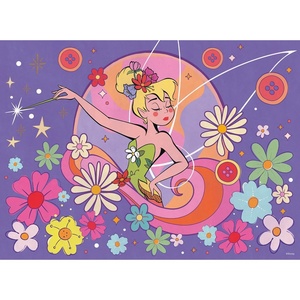 image:imageCeaco  Disney  Tinker Bell  Flower Magic  Glow in The Dark  100 Piece Jigsaw Puzzle