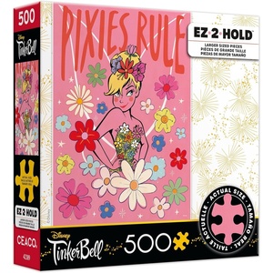 image:imageCeaco  Disney  Tinker Bell  Pixies Rule  500 Larger Sized Piece Jigsaw Puzzle