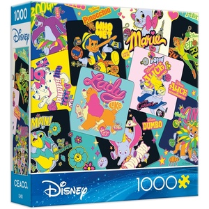 image:imageCeaco  Disney Sticker Collage 1000 Piece Jigsaw Puzzle Challenging and Colorful Puzzle for Adults  PrecisionCut Pieces Beautiful Artwork and Hours of Relaxing Fun