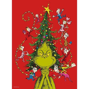 image:imageCeaco  Dr Seuss  The Grinch  Glow in The Dark  100 Piece Jigsaw Puzzle  Colorful Puzzle  PrecisionCut Pieces Beautiful Artwork and Hours of Relaxing Fun