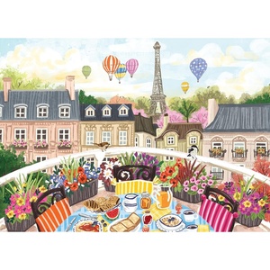 image:imageCeaco  EZ2Hold  Olivia Gibbs  Perfect Paris  500 Piece Jigsaw Puzzle for Adults  Challenging Puzzle Perfect for Game Nights  Finished Size is 26 x 19