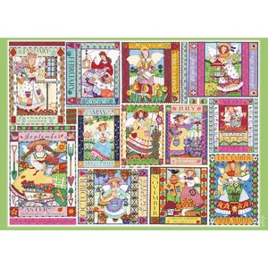 image:imageCeaco  EZ2Hold  Tracy Flickinger  Garden Fairies  500 Piece Jigsaw Puzzle for Adults  Challenging Puzzle Perfect for Game Nights  Finished Size is 26 x 19
