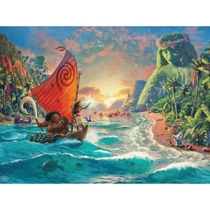 image:imageCeaco  Foil Puzzle  Thomas Kinkade  Moana  500 Piece Jigsaw Puzzle