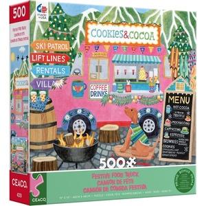 image:imageCeaco  Food Trucks  Festive Food Truck II  500 Piece Jigsaw Puzzle