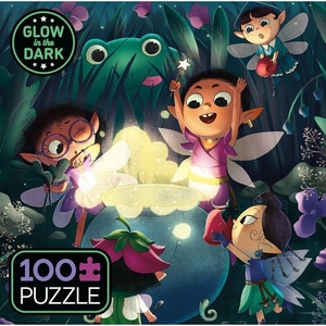 image:imageCeaco  Glow in The Dark  Fireside Fairies  100 Piece Jigsaw Puzzle