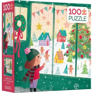 image:imageCeaco  Holiday  Window Shopping  100 Piece Jigsaw Puzzle