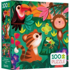 image:imageCeaco  Jungle Friends  100 Piece Jigsaw Puzzle