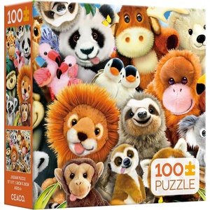 image:imageCeaco  Plushie Parade  100 Piece Jigsaw Puzzle