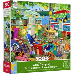 image:imageCeaco  Tracy Flickinger  Gone Camping  500 Piece Jigsaw Puzzle