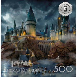 image:imageCeaco Harry Potter  Thomas Kinkade Hogwarts Castle Puzzle for Adults Silver Select  500 Piece Jigsaw Puzzle  Challenging and Colorful Puzzle for Adults  PrecisionCut Pieces