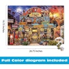 image:imageBuffalo Games  1000 Piece Jigsaw Puzzle Jeff Haynie Wild West Trading Post Made in USA Premium Recycled Board Reference Diagram Giftable Colorful Art
