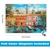 image:imageBuffalo Games  1500 Piece Jigsaw Puzzle Dominic Davison A Day in Venice Made in USA Premium Recycled Board FullColor Poster
