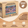 image:imageBuffalo Games  250 Piece Wooden Jigsaw Puzzle Charles Wysocki  Frederick The Literate Standard Cut Pieces Wooden Box Fabric Bag Full Size Poster Ages 14Hawaiian Food Truck