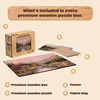image:imageBuffalo Games  250 Piece Wooden Jigsaw Puzzle Charles Wysocki  Frederick The Literate Standard Cut Pieces Wooden Box Fabric Bag Full Size Poster Ages 14Sierra Paradise