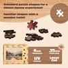 image:imageBuffalo Games  250 Piece Wooden Jigsaw Puzzle Charles Wysocki  Frederick The Literate Standard Cut Pieces Wooden Box Fabric Bag Full Size Poster Ages 14Sierra Paradise