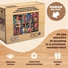 image:imageBuffalo Games  250 Piece Wooden Jigsaw Puzzle Charles Wysocki  Frederick The Literate Standard Cut Pieces Wooden Box Fabric Bag Full Size Poster Ages 14Frederick the Literate