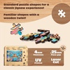 image:imageBuffalo Games  250 Piece Wooden Jigsaw Puzzle Charles Wysocki  Frederick The Literate Standard Cut Pieces Wooden Box Fabric Bag Full Size Poster Ages 14Tiny Bubbles