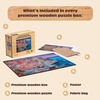 image:imageBuffalo Games  250 Piece Wooden Jigsaw Puzzle Sierra Paradise Thomas Kinkade Unique Shaped Whimsy Pieces 2675 x 1975 Poster Cloth Bag Giftable Wooden Box
