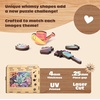 image:imageBuffalo Games  250 Piece Wooden Jigsaw Puzzle Simple Succulents Unique Shaped Whimsy Pieces 2675 x 1975 Poster Cloth Bag Wooden Box Adults 14