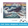 image:imageBuffalo Games  300 Charles Wysocki The Whales Victory Oversized Piece Jigsaw Puzzle Larger Shapes  Great for Adults Seniors Family Kids Easy to Grip