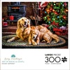 image:imageBuffalo Games  300 Piece Jigsaw Puzzle  Dogs Under the Tree  Christmas Scene Puzzles for Adults and Families  Perfect for Dog LoversLarge