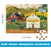 image:imageBuffalo Games  500 Piece Charles Wysocki House Movers Jigsaw Puzzle Colorful Puzzle for Adults  PrecisionCut Pieces Beautiful Artwork and Hours of Relaxing Fun