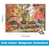 image:imageBuffalo Games  Autumn Farmhouse  500 Piece Fall Jigsaw Puzzle for Adults  Cozy Seasonal Nature Artwork  Challenging Puzzle Perfect for Game Nights  Finished Size 2125 x 15  Made in the USA