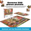image:imageBuffalo Games  Autumn Farmhouse  500 Piece Fall Jigsaw Puzzle for Adults  Cozy Seasonal Nature Artwork  Challenging Puzzle Perfect for Game Nights  Finished Size 2125 x 15  Made in the USA