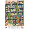 image:imageBuffalo Games  Bonjour  Olivia Gibbs  Cats at Home Library  1000 Piece Jigsaw Puzzle for Adults  Challenging Puzzle Perfect for Game Nights