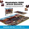 image:imageBuffalo Games  Charles Wysocki Valley Farm Street 1000 Piece Jigsaw Puzzle for Adults Classic Americana Artwork with FullColor Poster