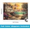image:imageBuffalo Games  Chuck Pinson  Cottage by the Sea  1000 Piece Puzzle for Adults Serene Lighthouse Jigsaw with Poster Premium Scenic Puzzle for Game Nights