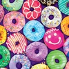 image:imageBuffalo Games  Delightful Donuts  300 Piece Jigsaw Puzzle for Adults with Oversized Pieces  Colorful Large Jigsaw Puzzle with Fun Donut Art  Finished Size 2125 x 15