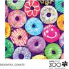 image:imageBuffalo Games  Delightful Donuts  300 Piece Jigsaw Puzzle for Adults with Oversized Pieces  Colorful Large Jigsaw Puzzle with Fun Donut Art  Finished Size 2125 x 15