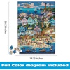 image:imageBuffalo Games  Dowdles Outer Banks 1000 Piece Jigsaw Puzzle Made in USA Recycled Premium Board Reference Diagram1000