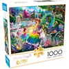 image:imageBuffalo Games  Flights of Fantasy  Dragons Garden Glitter Edition  1000 Piece Jigsaw Puzzle