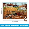 image:imageBuffalo Games  Honeynut Valley Farm Jigsaw Puzzle 1000 Piece Puzzle for Adults Charles Wysocki Farm Artwork