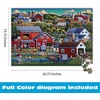 image:imageBuffalo Games  Jigsaw Puzzles 1000 Pieces  Dowdle Amish Country  1000 Piece Puzzle for Adults  Premium Giftable Foil Box with Reference Poster