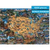 image:imageBuffalo Games  Jigsaw Puzzles 1000 Pieces  Dowdle National Parks Map  1000 Piece Puzzle for Adults  Premium Giftable Foil Box with Reference Poster  Made in USA